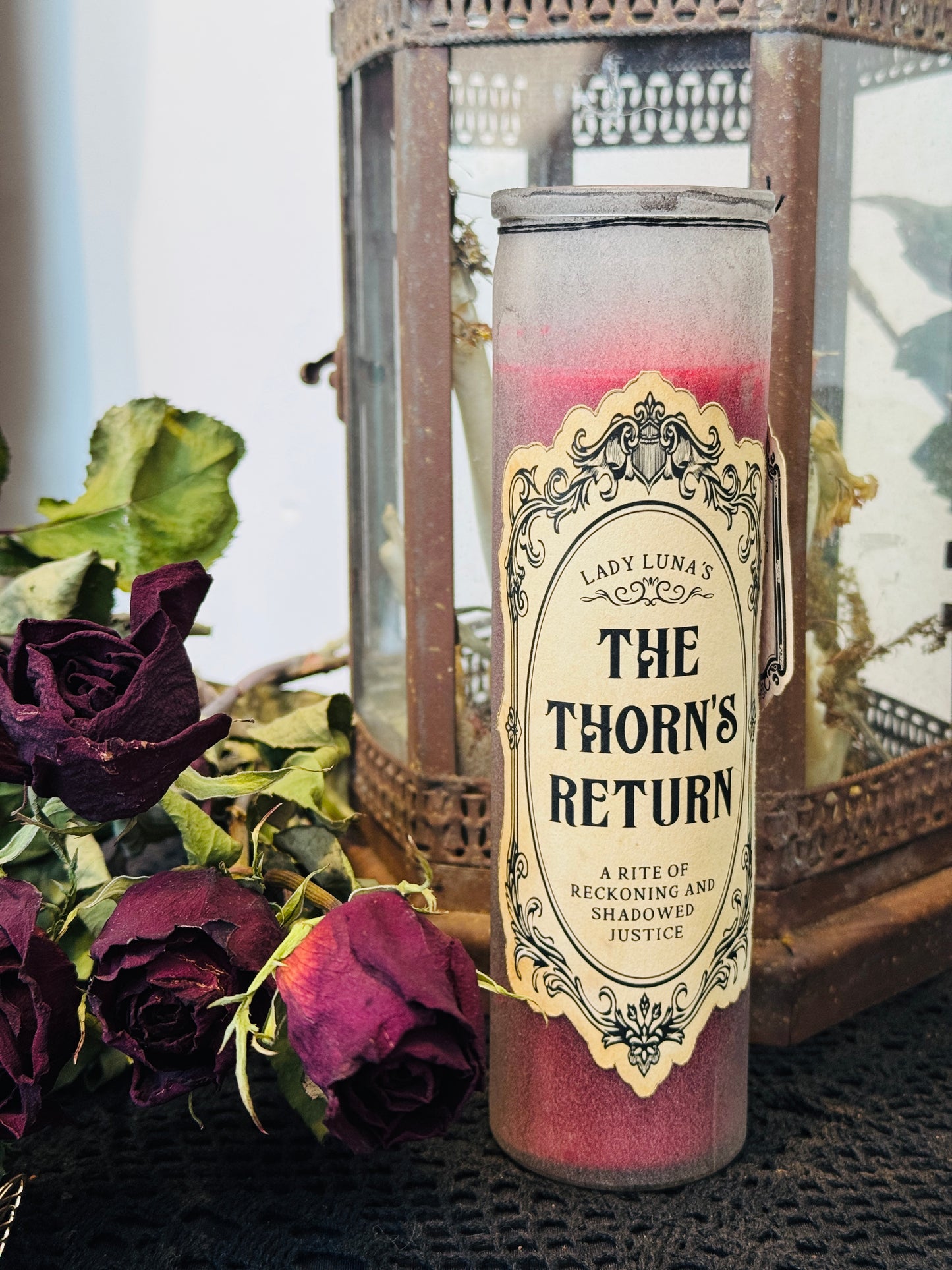 Thorn's Return Candle (Red) by Lady Luna's Magic & Ritual