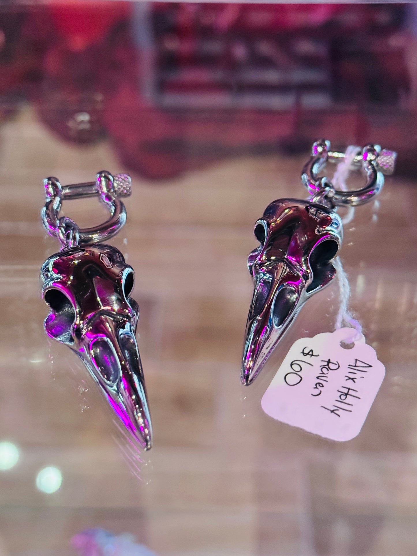 "Raven" Ear weights by Alix Holly