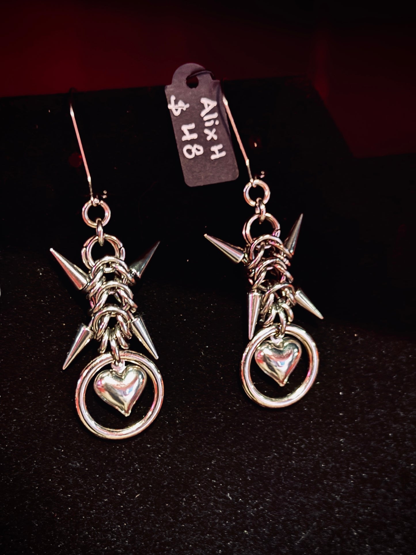 "My Love" earrings by Alix Holly