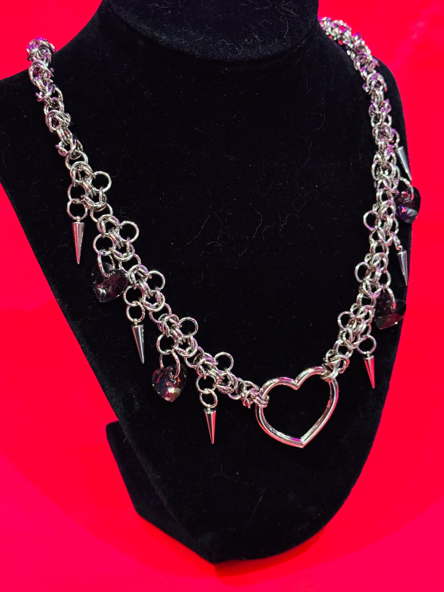 "Gothic Love" necklace by Alix Holly