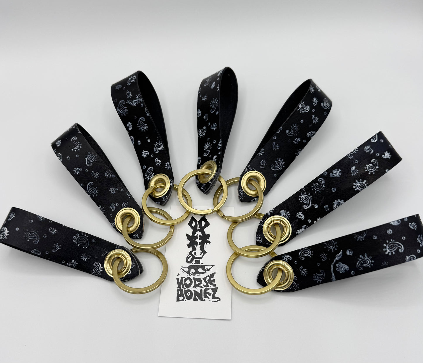 Black Bandana Keychain by Horsebonez