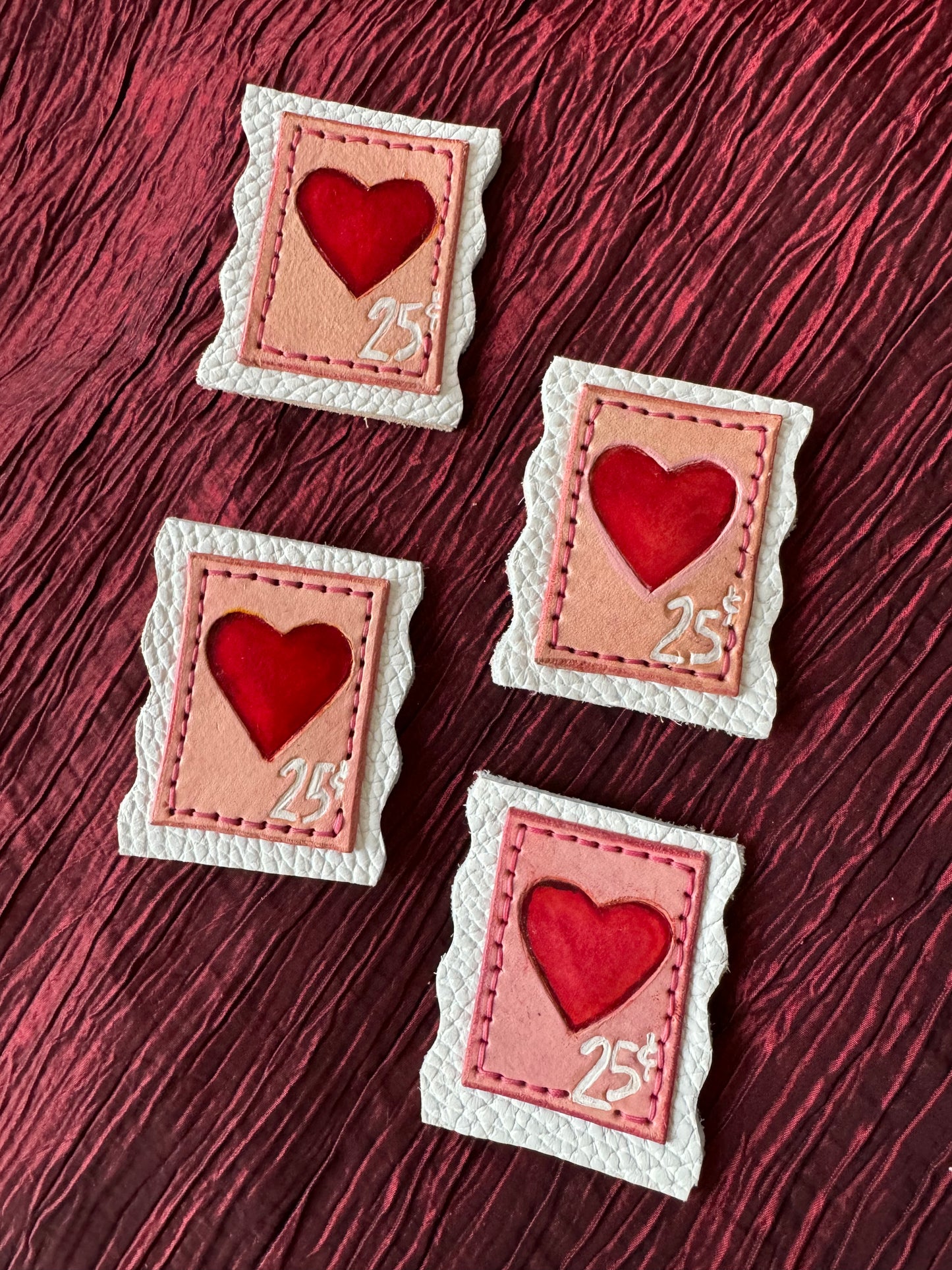 Postage Stamp Hair Clip by Horsebonez