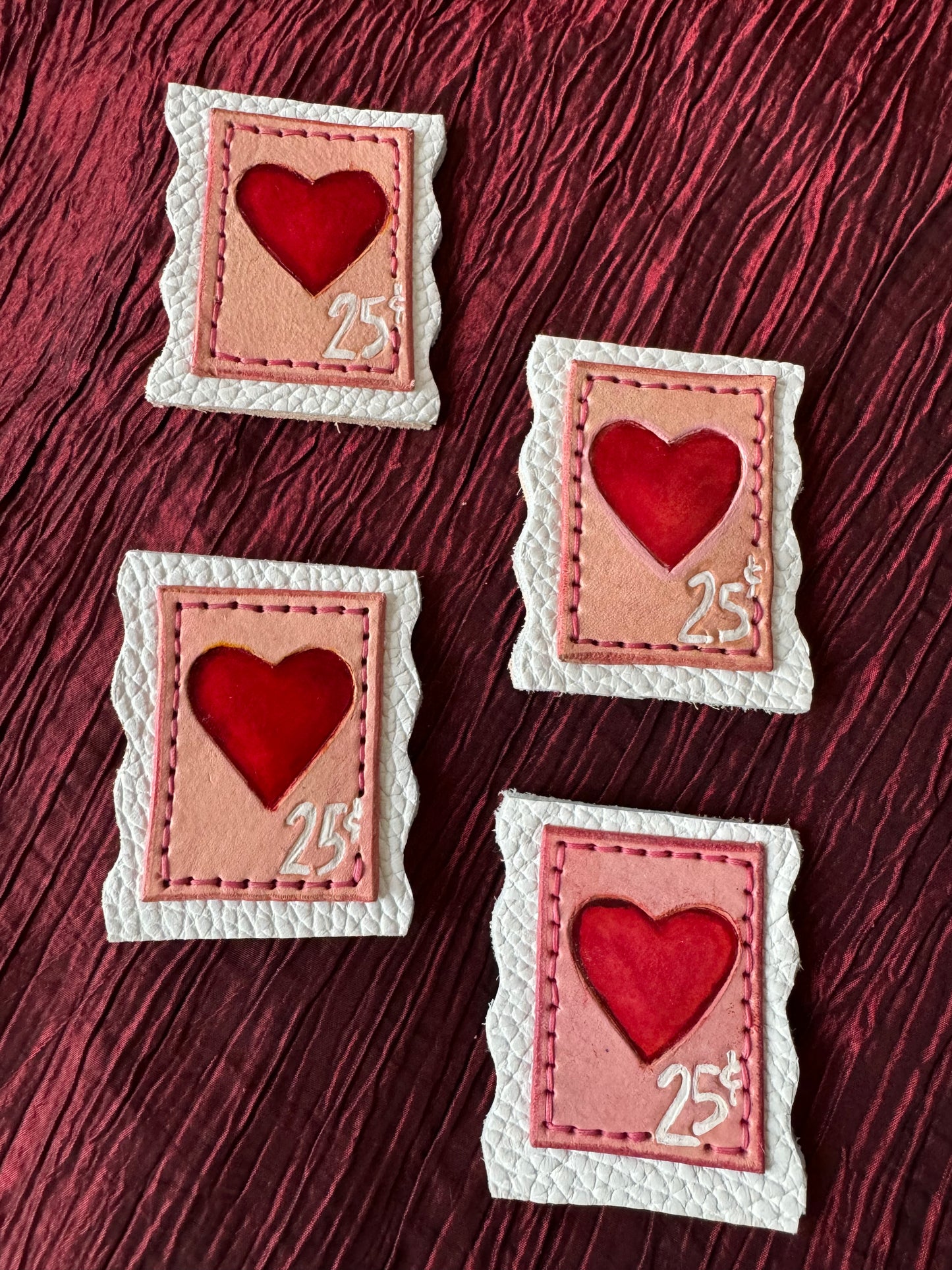 Postage Stamp Hair Clip by Horsebonez
