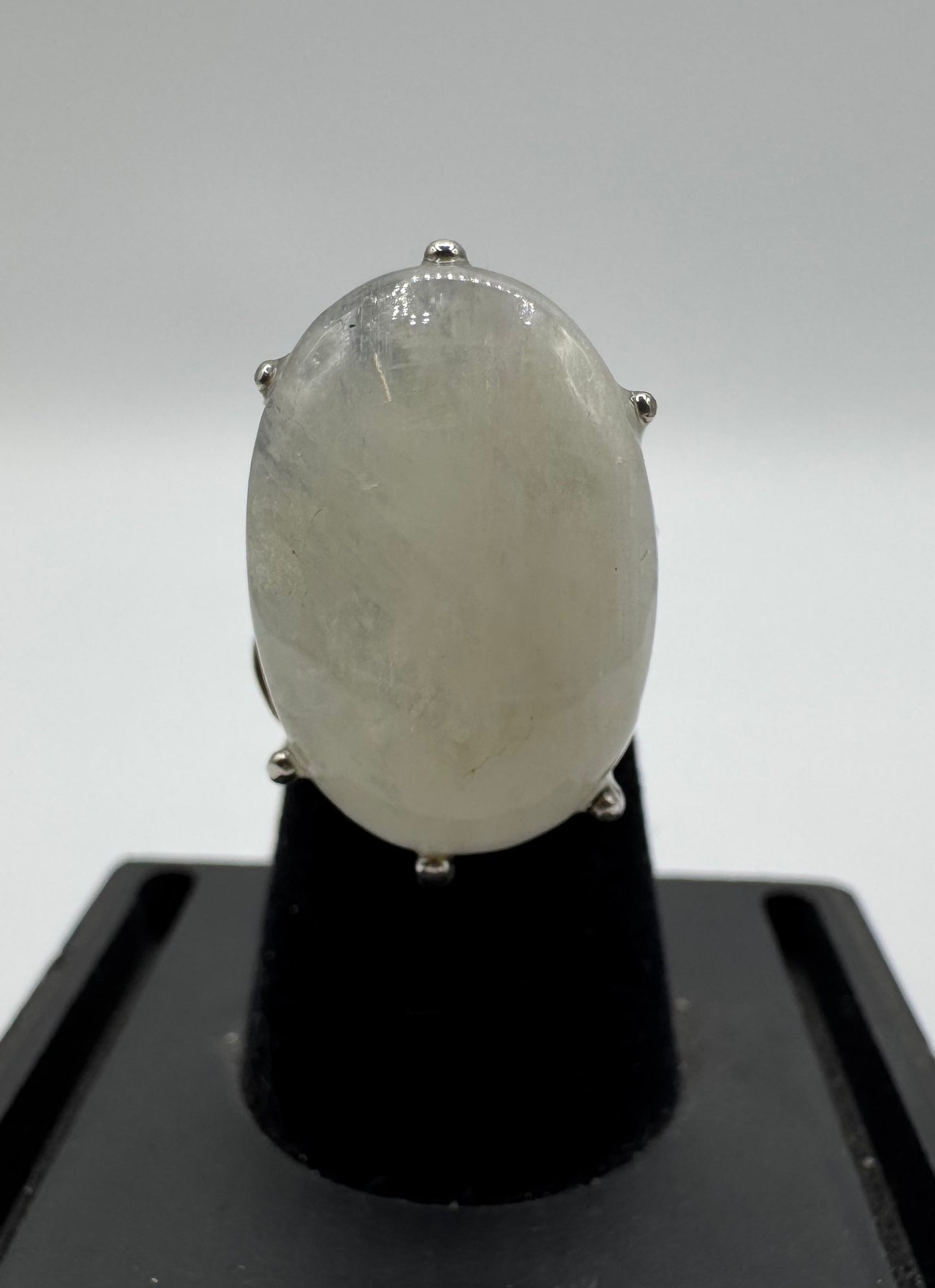 Sterling Silver Moonstone Ring by Blind Bella