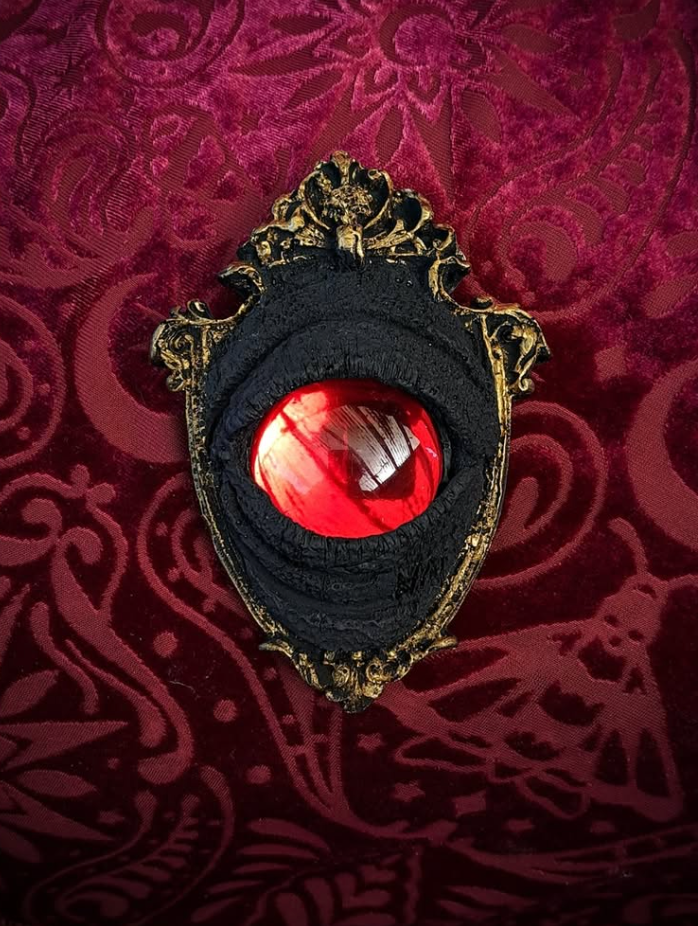 "Scrying Eye" RED by HellKittenRVA