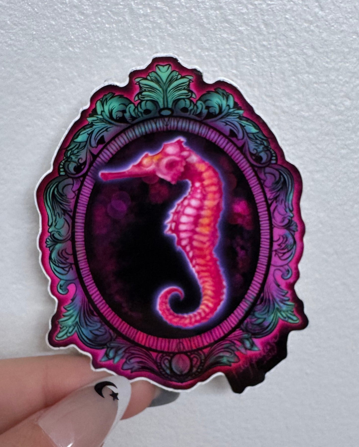 Diaphonized Seahorse sticker by HellKittenRVA