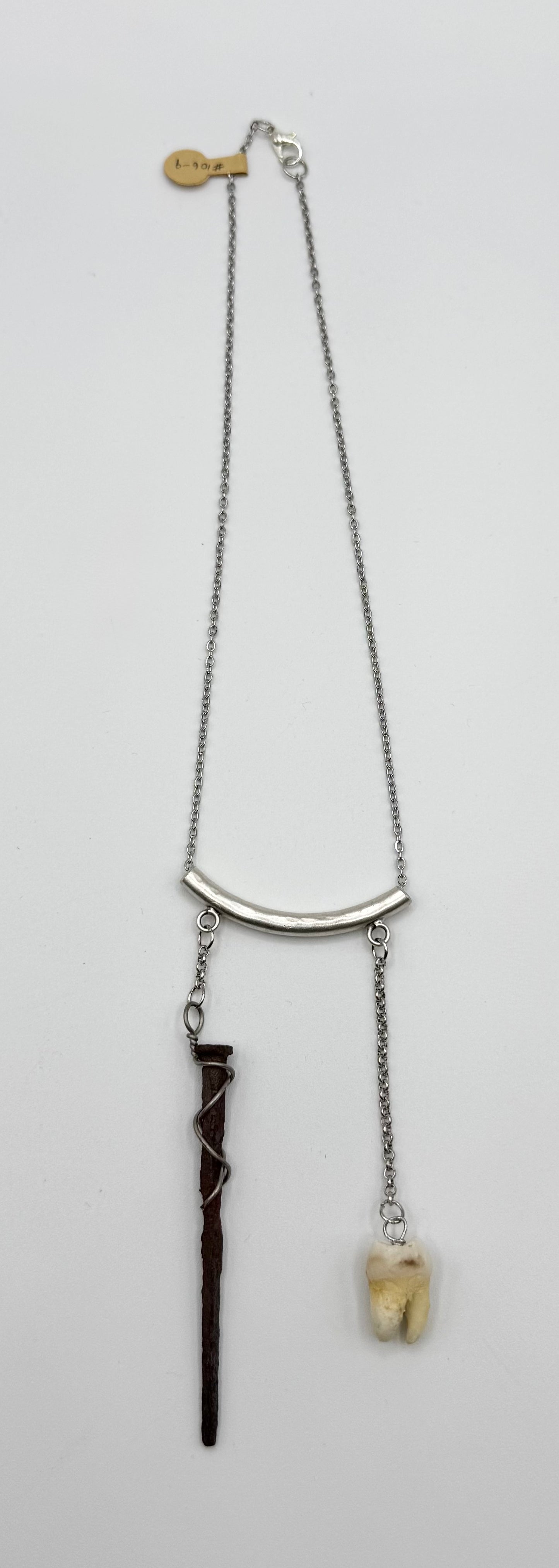 Tooth & Nail Necklace by Blind Bella
