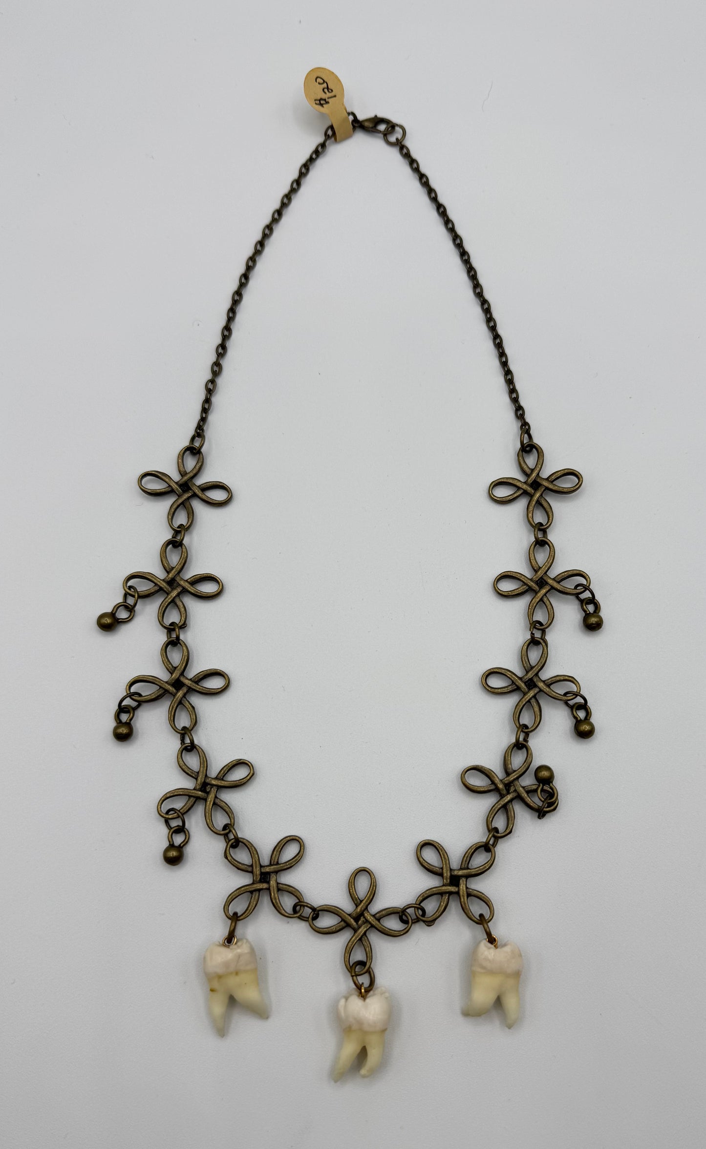 3 Tooth Necklace by Blind Bella