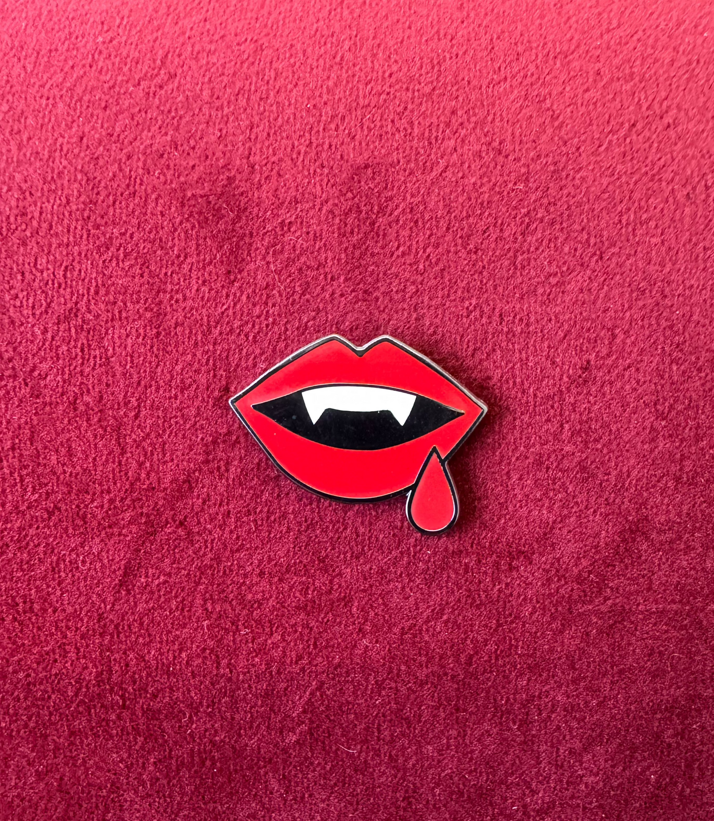 Vampire Mini Enamel Pin by Triclops Rabbit