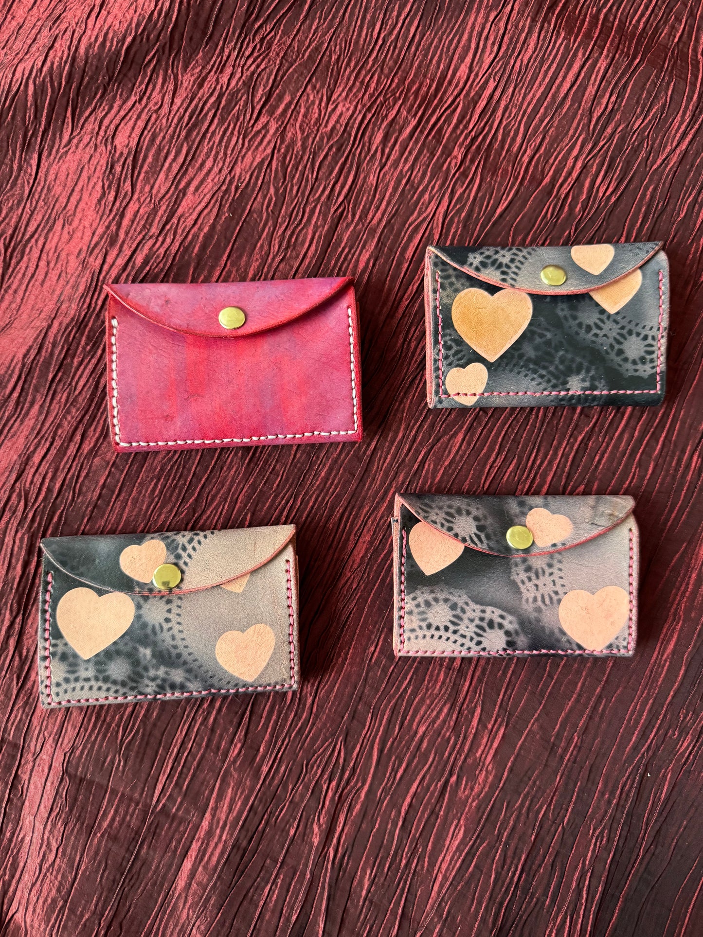Leather Card Wallets by Horsebonez