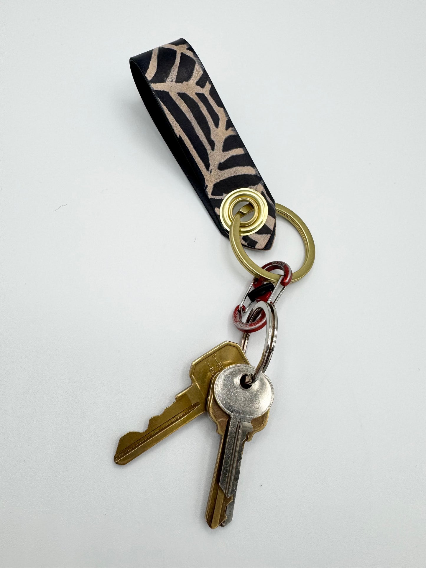 Black Cobweb Keychain by Horsebonez