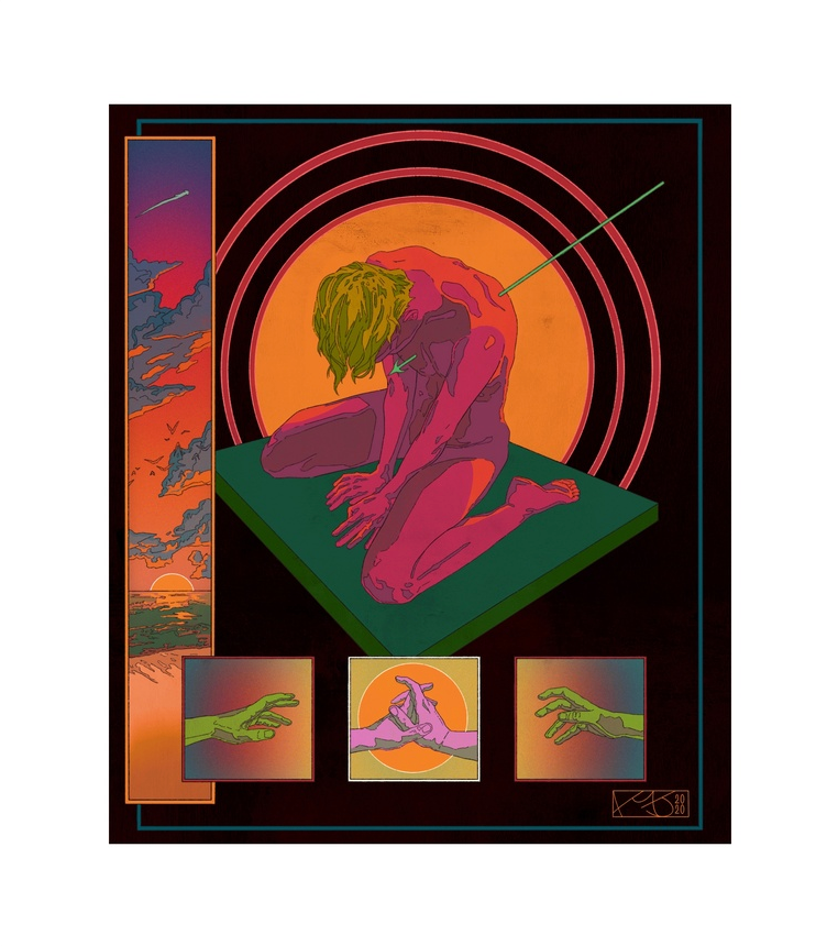 "And I Still Think About You" print by Coilaroid Press