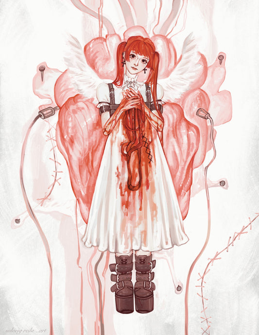"Heartbreak" Print by Solveig Reda . Art