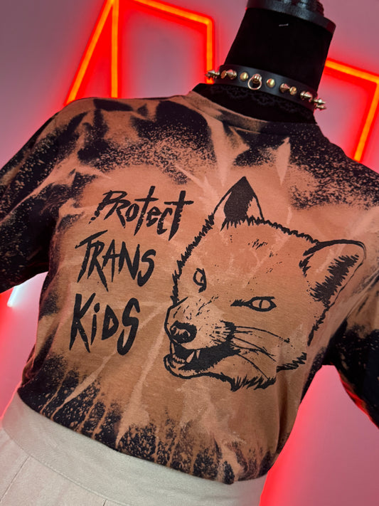 "Protect Trans Kids" Shirt by DEUS DETRITUS