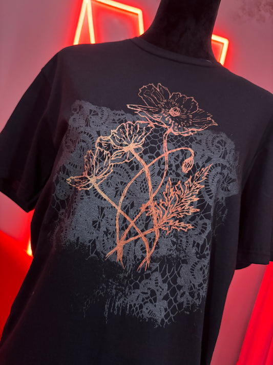 "Lace Poppy" Shirt by DEUS DETRITUS