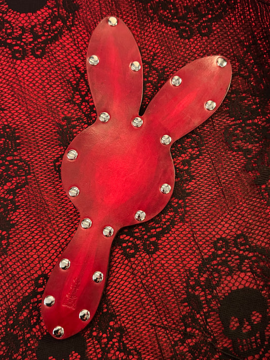 Bunny Paddle Red (nickel) by Horsebonez