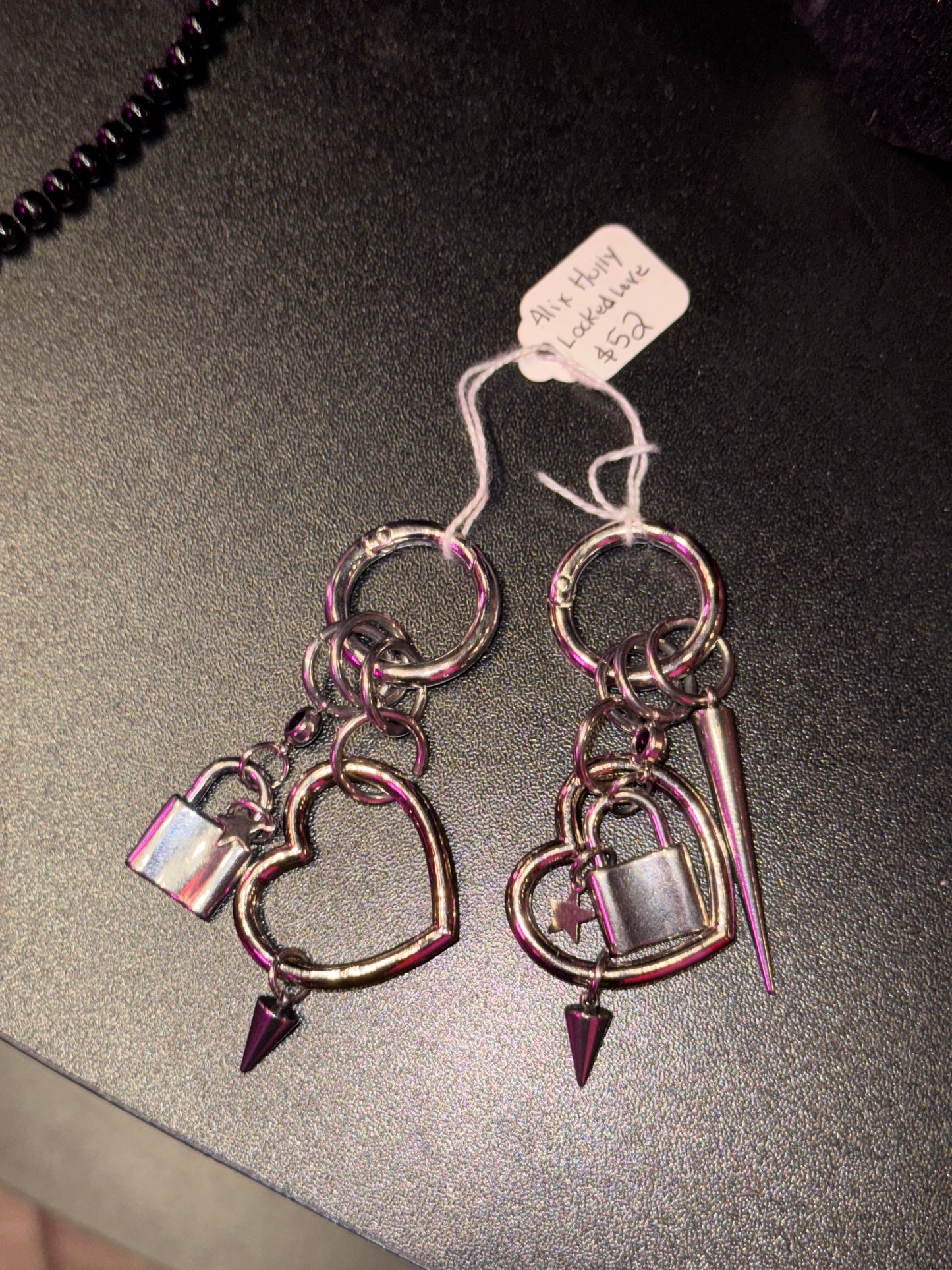 "Locked Love" boot charms by Alix Holly