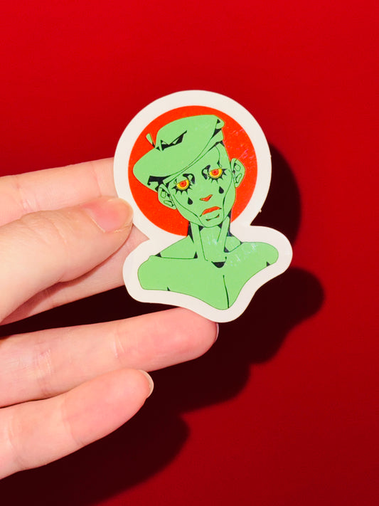 "Mime" sticker by Coilaroid Press