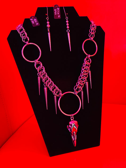"Raven" Necklace by Alix Holly