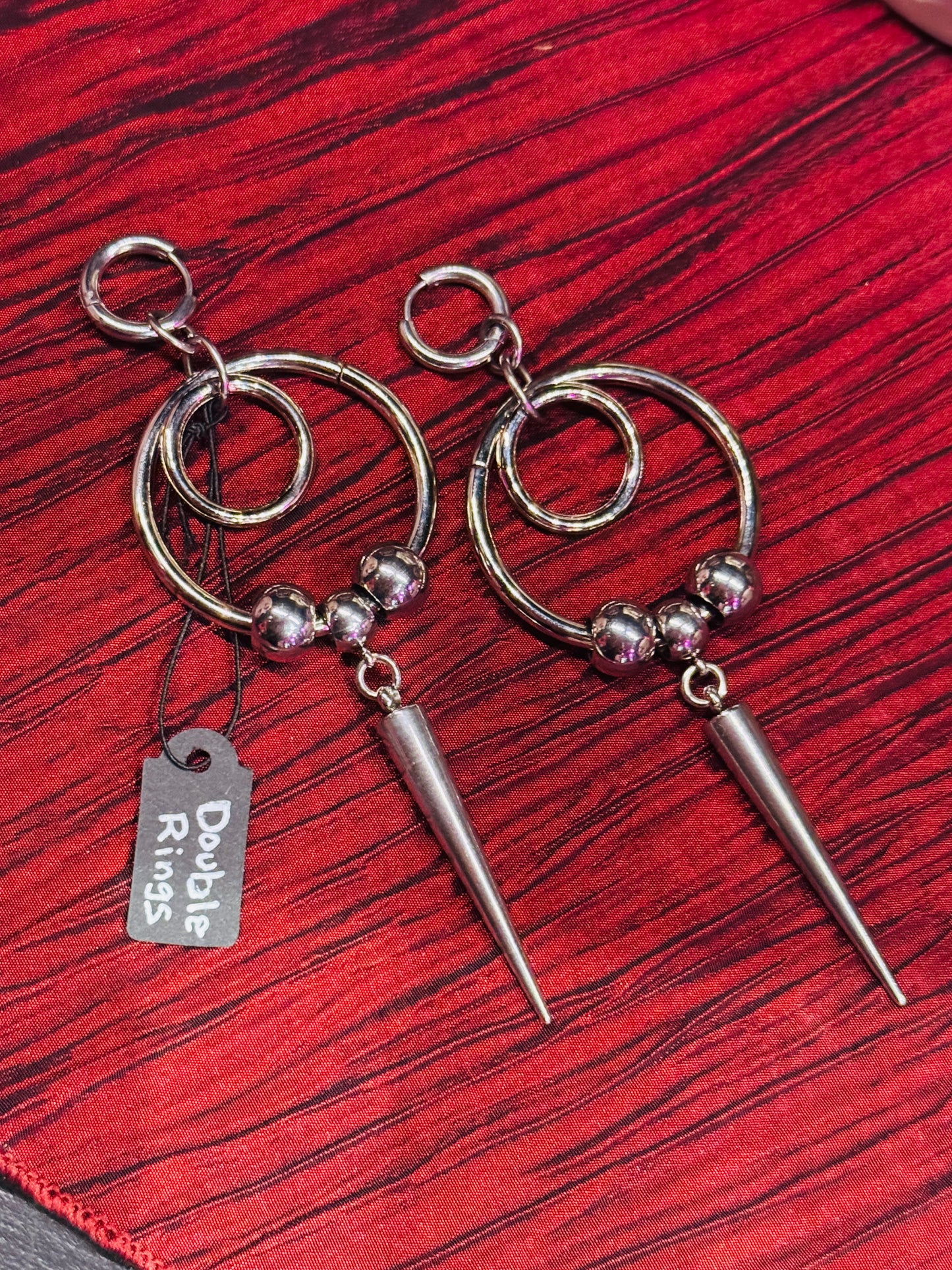 "Double Rings" earrings by Alix Holly