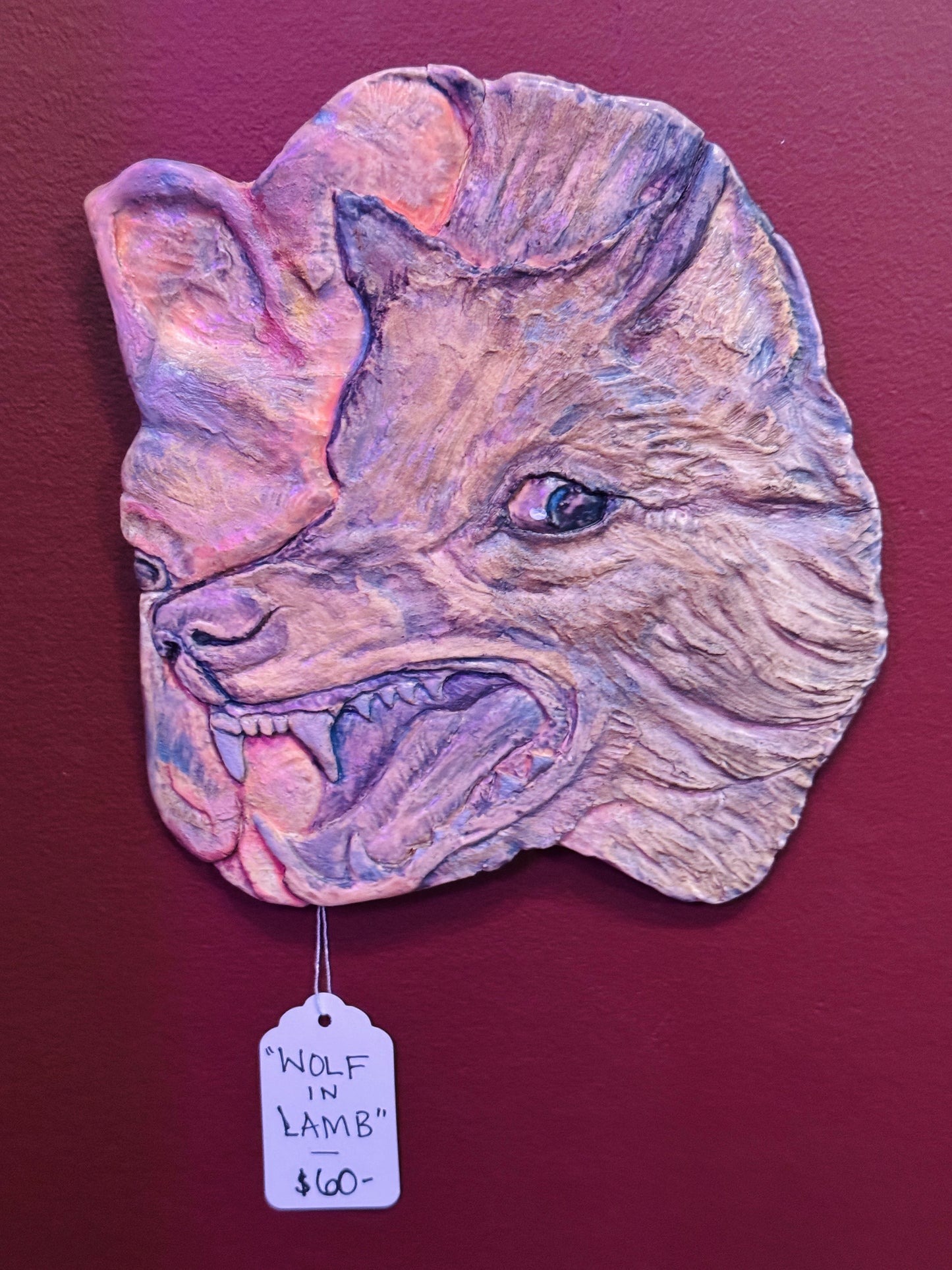 Wolf in Lamb by Ear of Lamb Ceramics