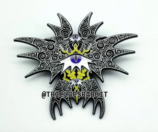 "Demon" Enamel Pin by Triclops Rabbit