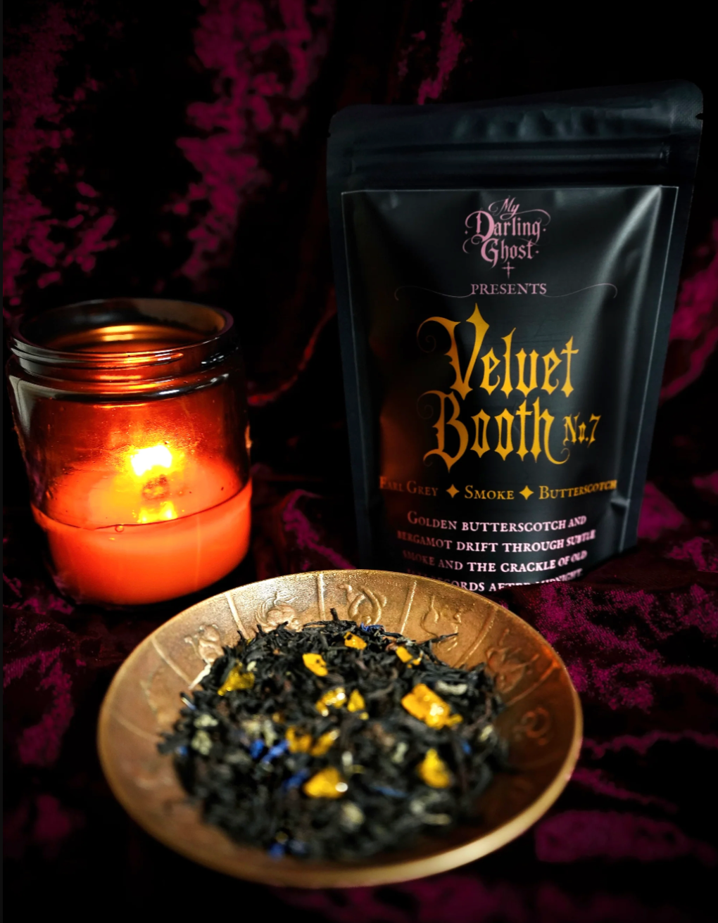 "Velvet Booth No. 7" 2oz. tea by My Darling Ghost