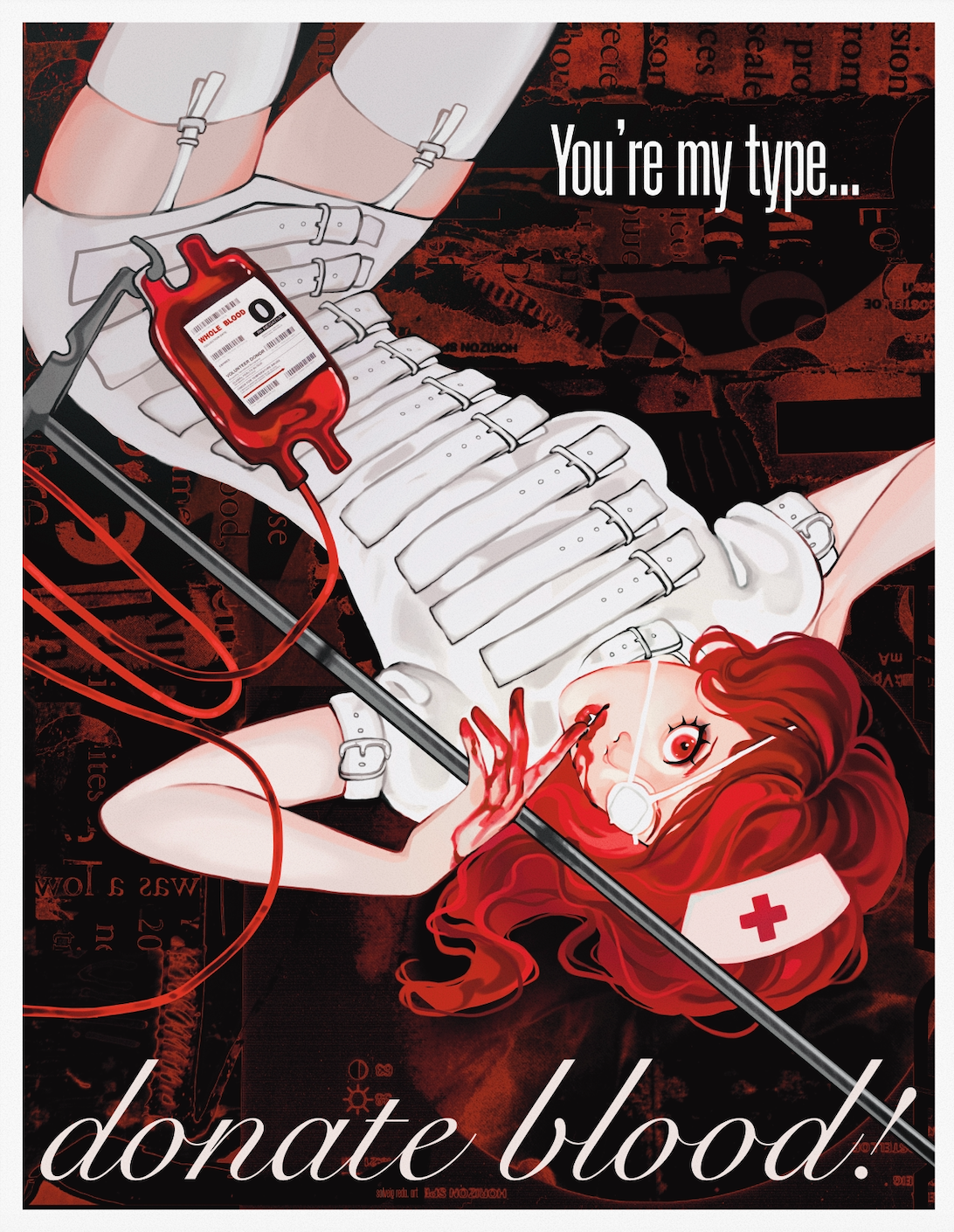 "Blood Drive" Print by Solveig Reda . Art