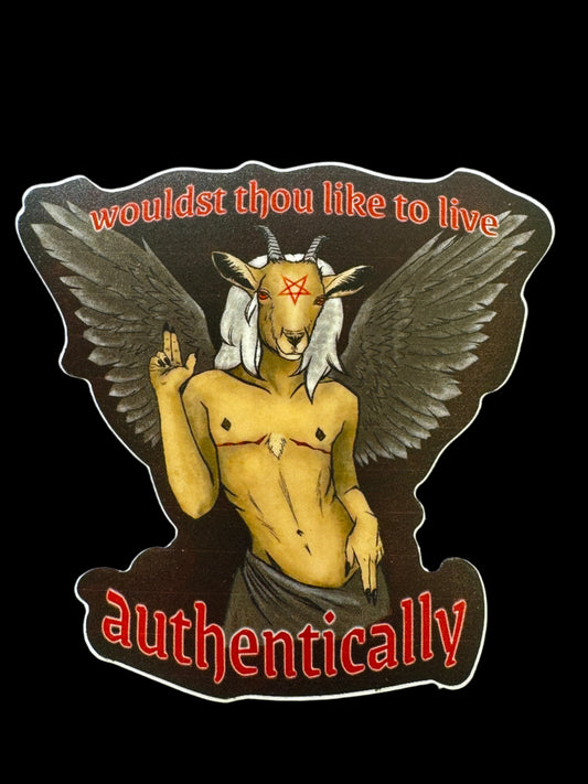 "Baphomet" Sticker by DEUS DETRITUS