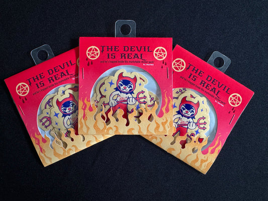 The Devil is Real sticker pack by Saltnox