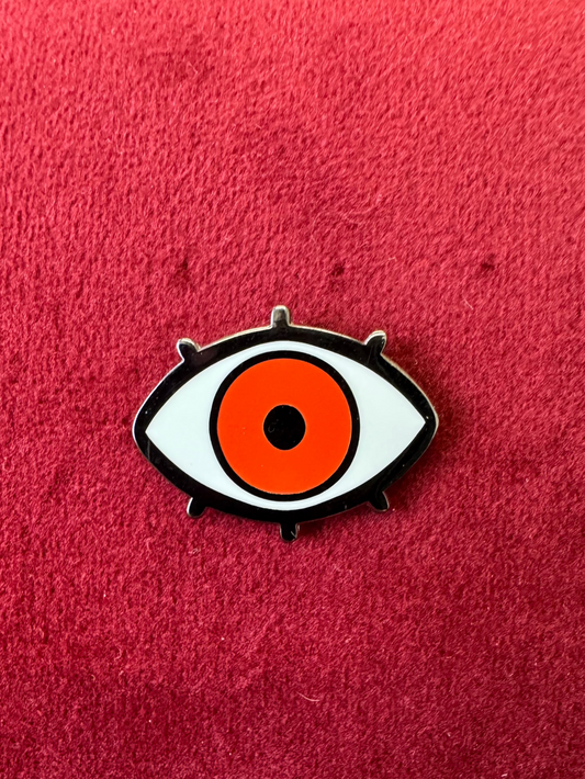 Eye Mini Enamel Pin by Triclops Rabbit