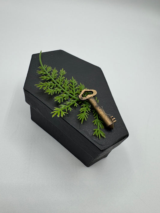 Key Mini Coffin Trinket Box by From Maggie, With Love