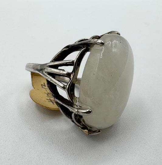 Sterling Silver Moonstone Ring by Blind Bella