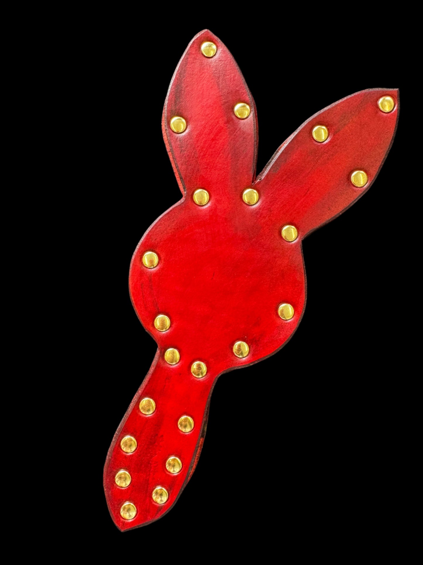 Bunny Paddle Red (brass) by Horsebonez