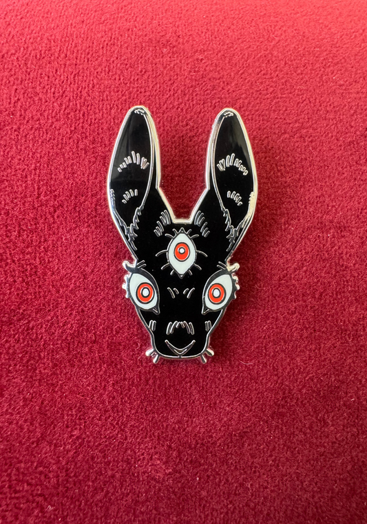 Triclops Rabbit Enamel Pin by Triclops Rabbit