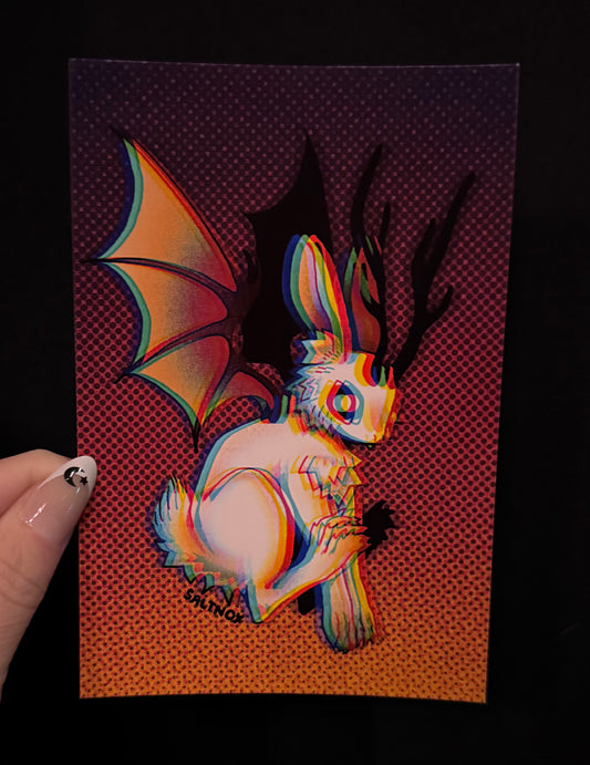 Wolpertinger postcard by Saltnox