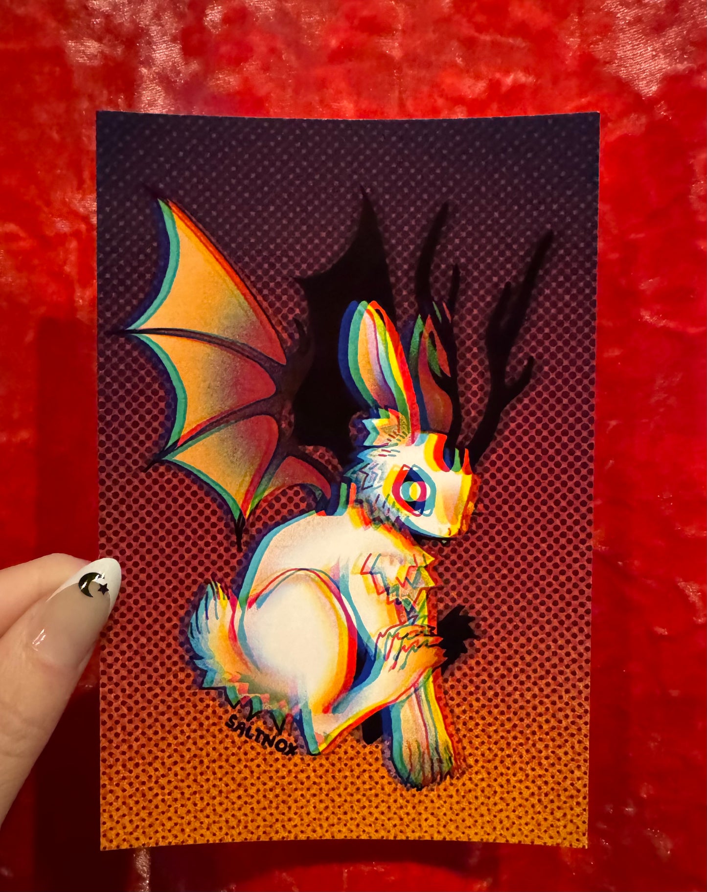 Wolpertinger postcard by Saltnox